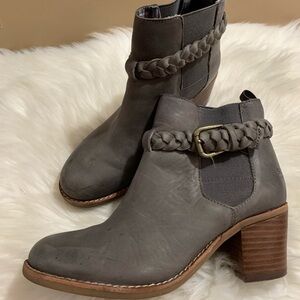SPERRY Top-sider Womens Gray Ankle Boots SZ 6